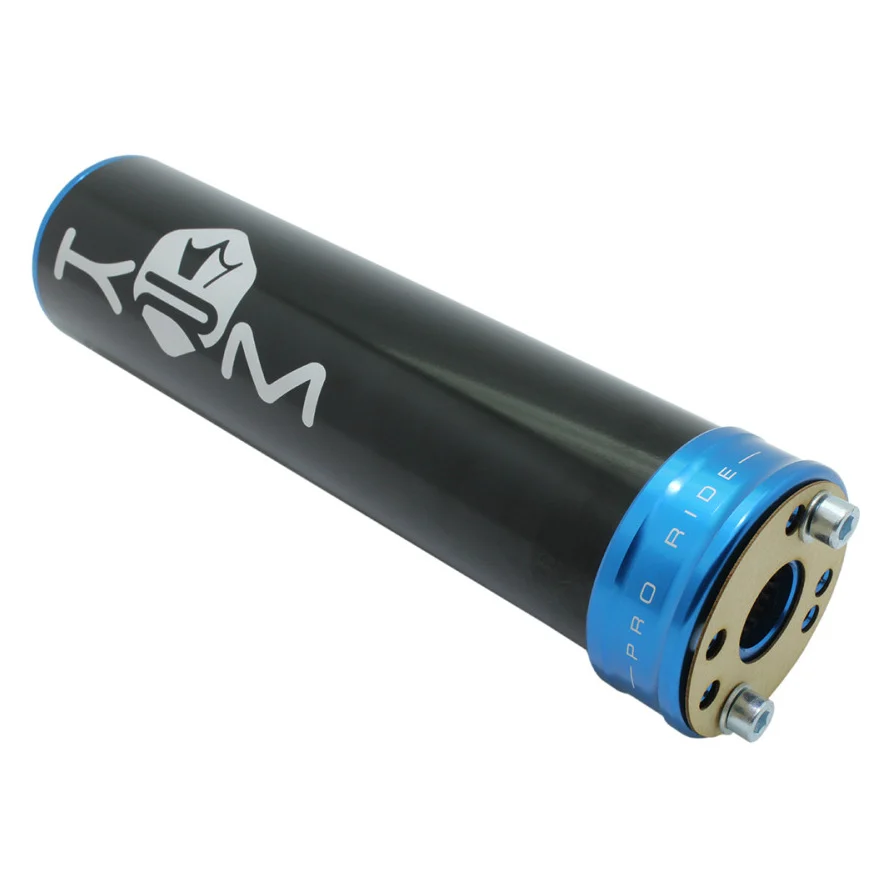Końcówka wydechu KRM Pro Ride aluminium czarno niebieska 90-110 cm³ — ujęcie 3