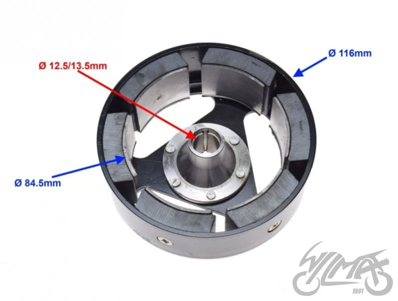 Koło magnesowe Simson S51 platynki — ujęcie 2