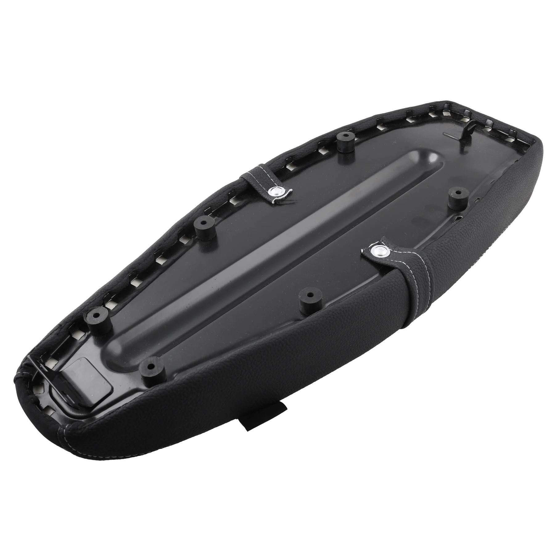 Siedzenie Simson S50 S51 S70 tuning pikowane czarne + szare szwy DPR Performance — ujęcie 5