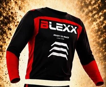 Bluza crossowa BLEXX AT-5110 Junior czarna/czerwona 14 lat — ujęcie 1