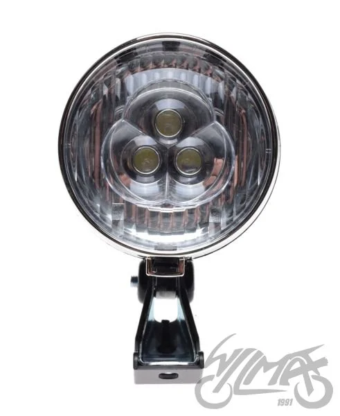 Lampa rowerowa przód retro LED — ujęcie 3