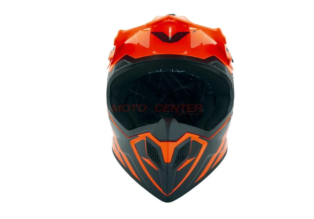 Kask crossowy BLEXX Dziecięcy MD-911 Junior pomarańczowy/czarny L Homologacja ECE — ujęcie 3
