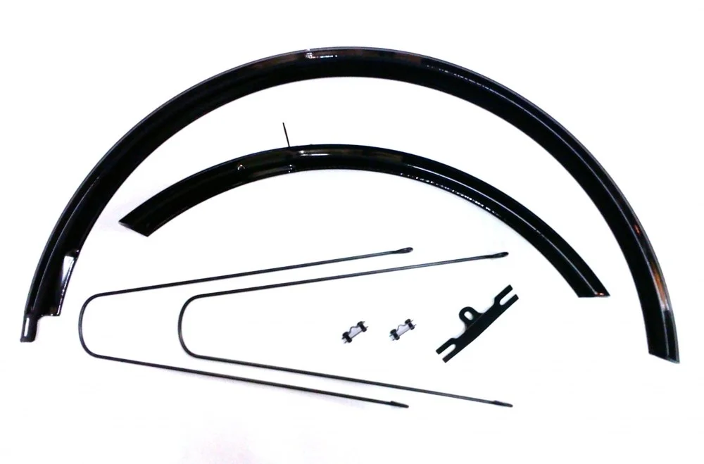 Błotniki metalowe kpl. 24'' czarne szer.55 mm 170052