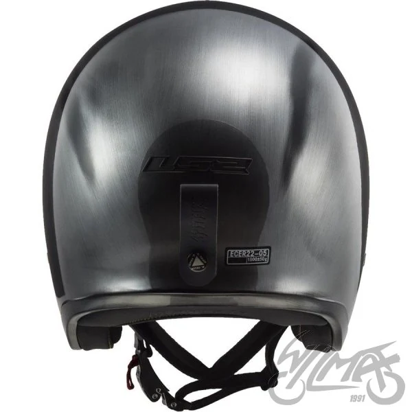 Kask LS2 OF599 Spitfire II jeans Titanium-06 — rozmiar M — ujęcie 4