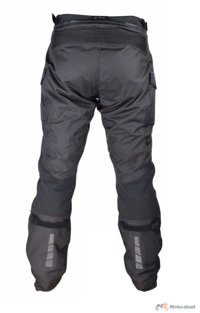 Spodnie motocyklowe LS2 Travel męskie — czarny / ciemnoszary — rozmiar S — ujęcie 3