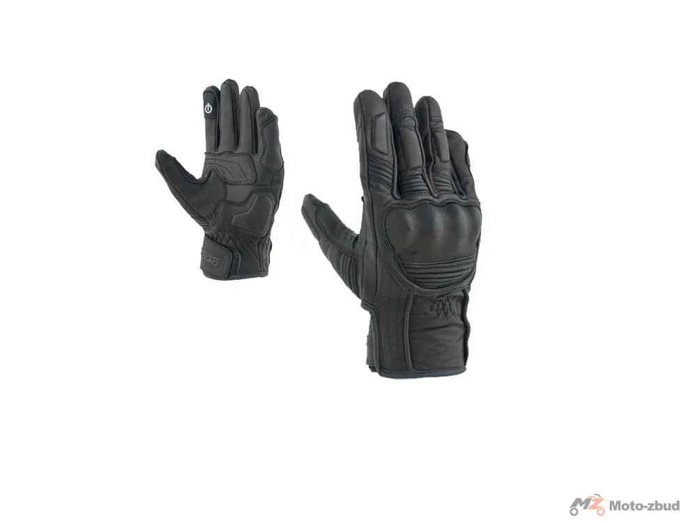 Rękawice skórzane krótkie BLEXX EG-2544 czarne 3XL