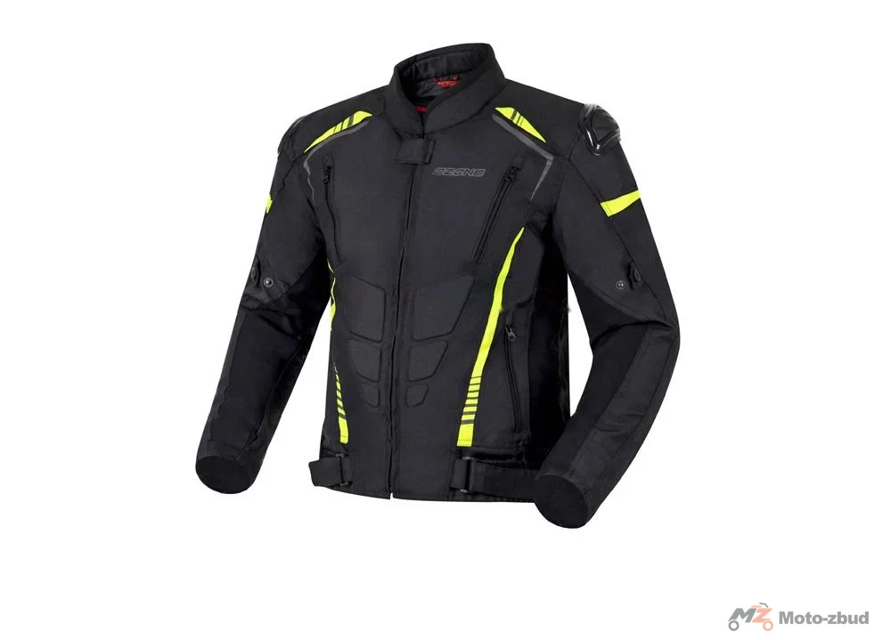 Kurtka motocyklowa Tekstylna OZONE Pulse czarna 7XL
