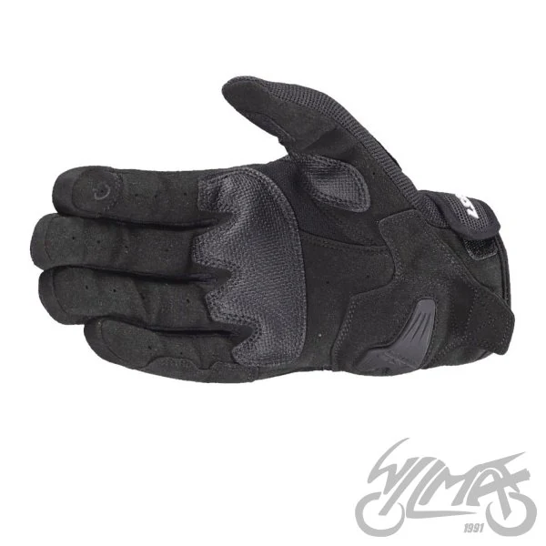 Rękawice motocyklowe LS2 Atom męskie Black — S — ujęcie 2