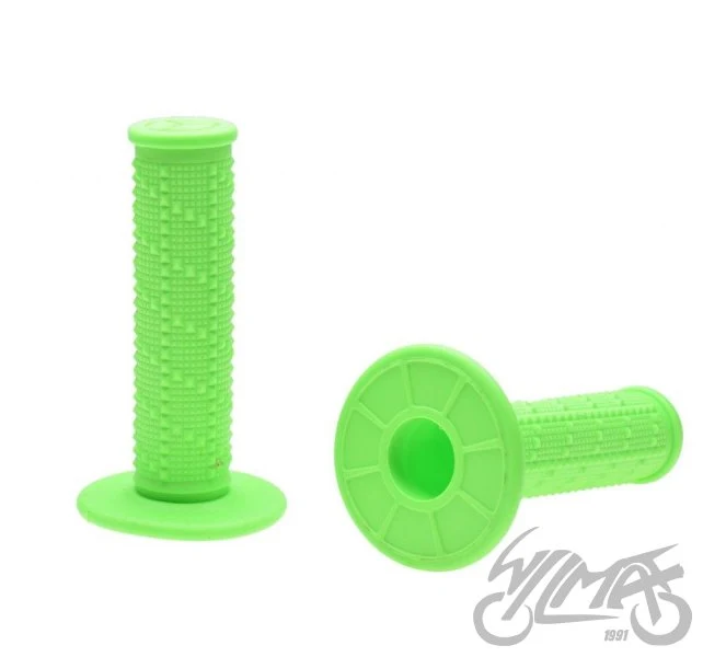 Chwyty kierownicy Enduro 22/24,5 mm — zielone, para AW56813GR — ujęcie 1