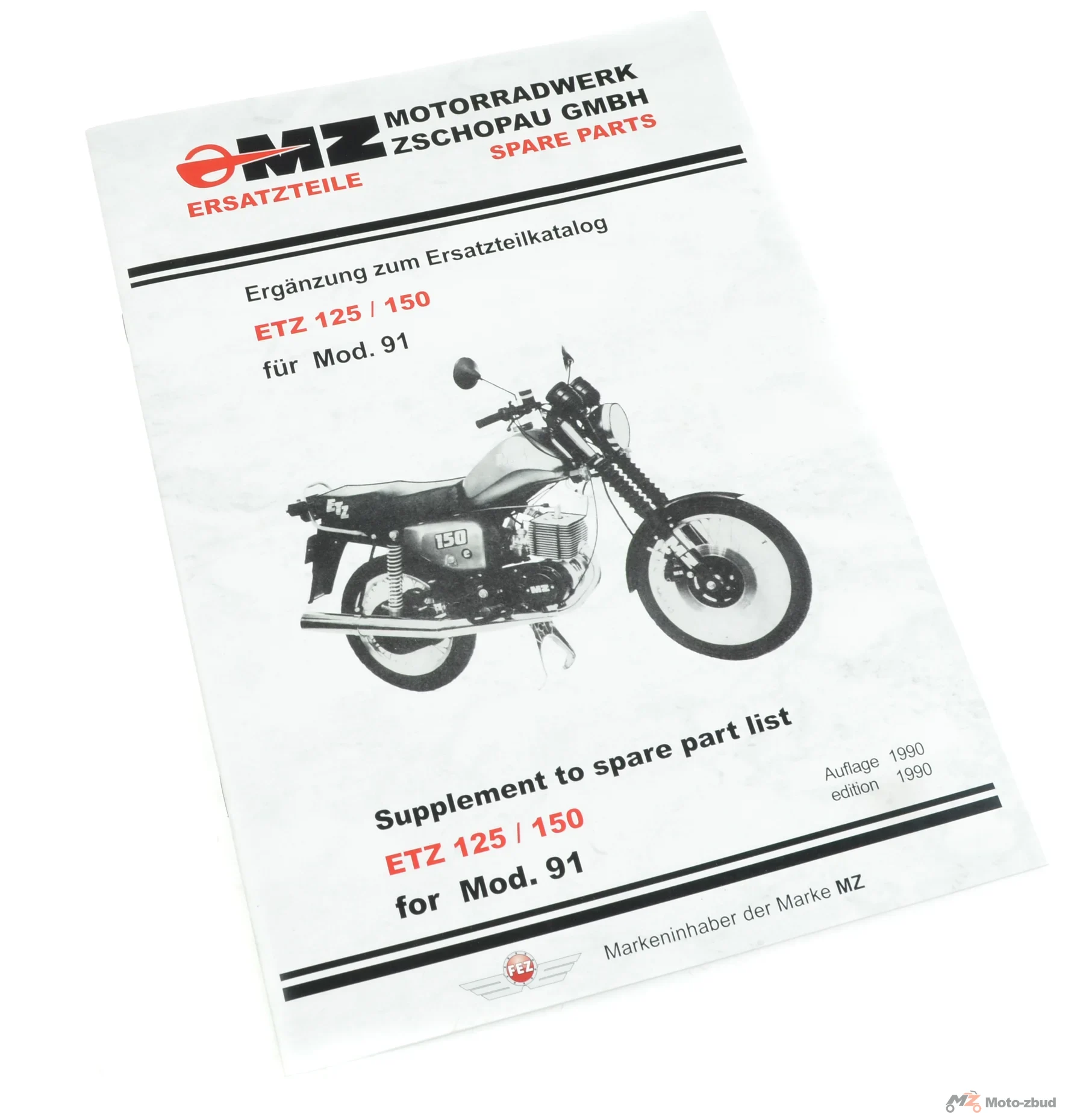 Katalog części MZ ETZ 125 150 ifa