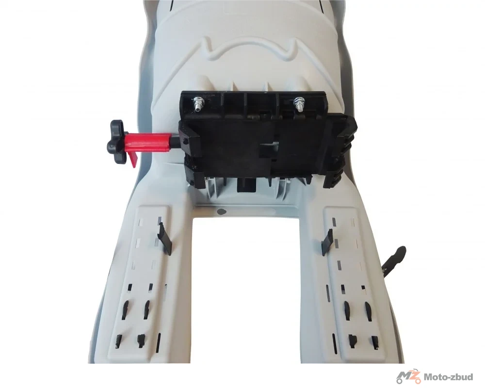 Fotelik dziecięcy moc. na bagażnik (zacisk) longus baseli carrier szaro-czarny 395429