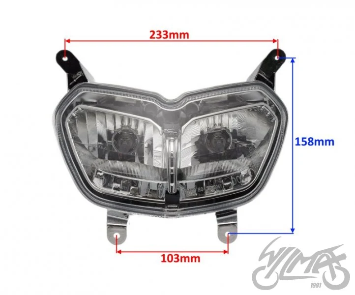 Lampa przód do Aprilii SR50 motard — ujęcie 2