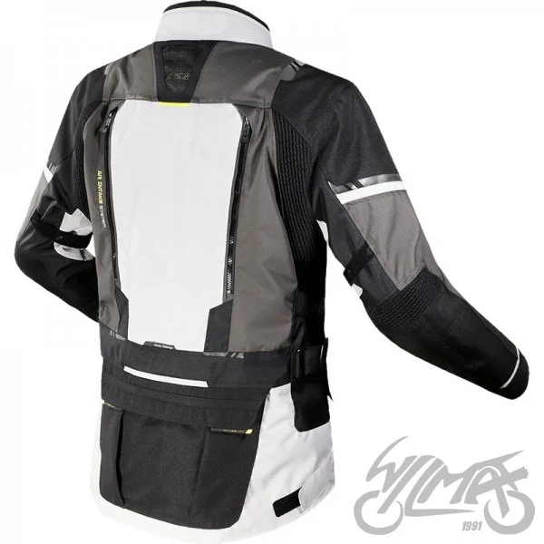 Kurtka motocyklowa LS2 Norway męska Black Grey Yell. — 5XL — ujęcie 2