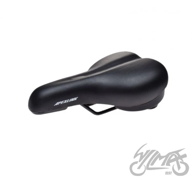 Siodełko rowerowe MTB czarne elastomer