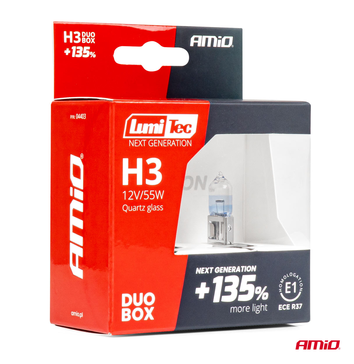 Żarówki halogenowe H3 12 V 55 W LumiTec NEXT GENERATION +135% DUO — ujęcie 5