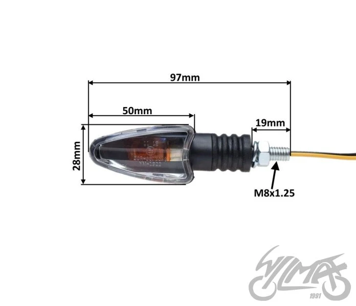 Kierunkowskaz owalny prawy przedni, jasny, BA9S 12 V 23 W — AL7002PECE — ujęcie 2