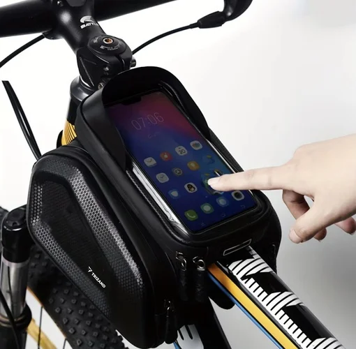 Sakwa rowerowa z etui na telefon Trizand — ujęcie 5