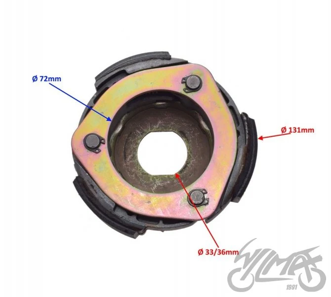 Szczęki sprzęgła do Piaggio MP3 beverly 250 300 — ujęcie 2