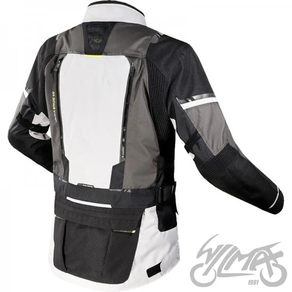 Kurtka motocyklowa LS2 Norway męska Black Grey Yell. — 4XL — ujęcie 2