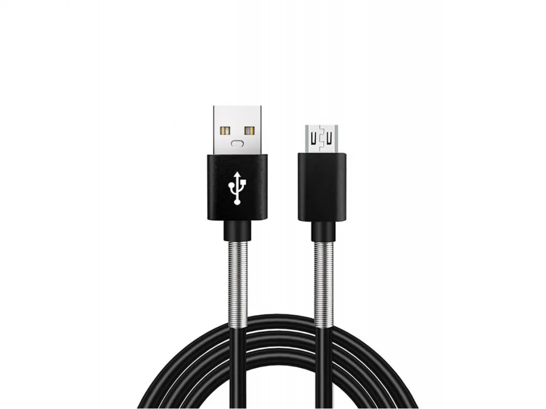 Kabel microUSB 100cm czarny — ujęcie 2