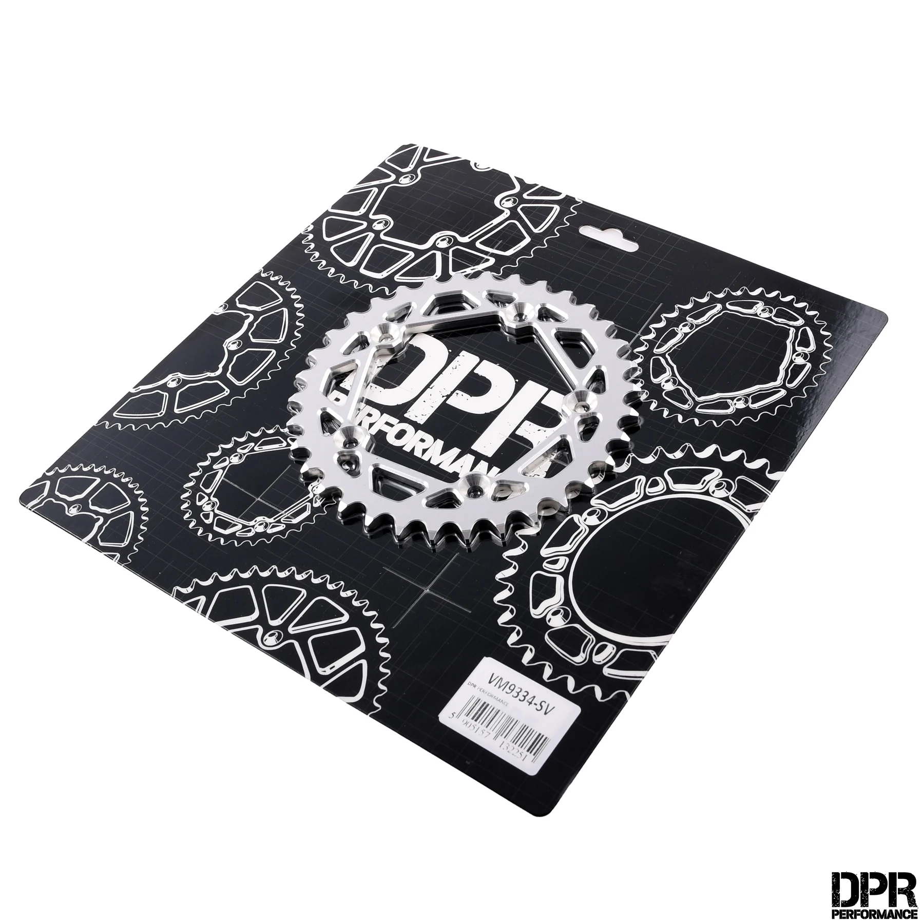 Zębatka tył Simson 34Z S53 "420" aluminium srebrna V3 DPR Performance — ujęcie 1