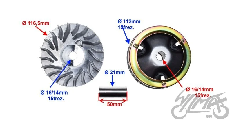 Wariator do Yamaha bws 125-Q — ujęcie 2