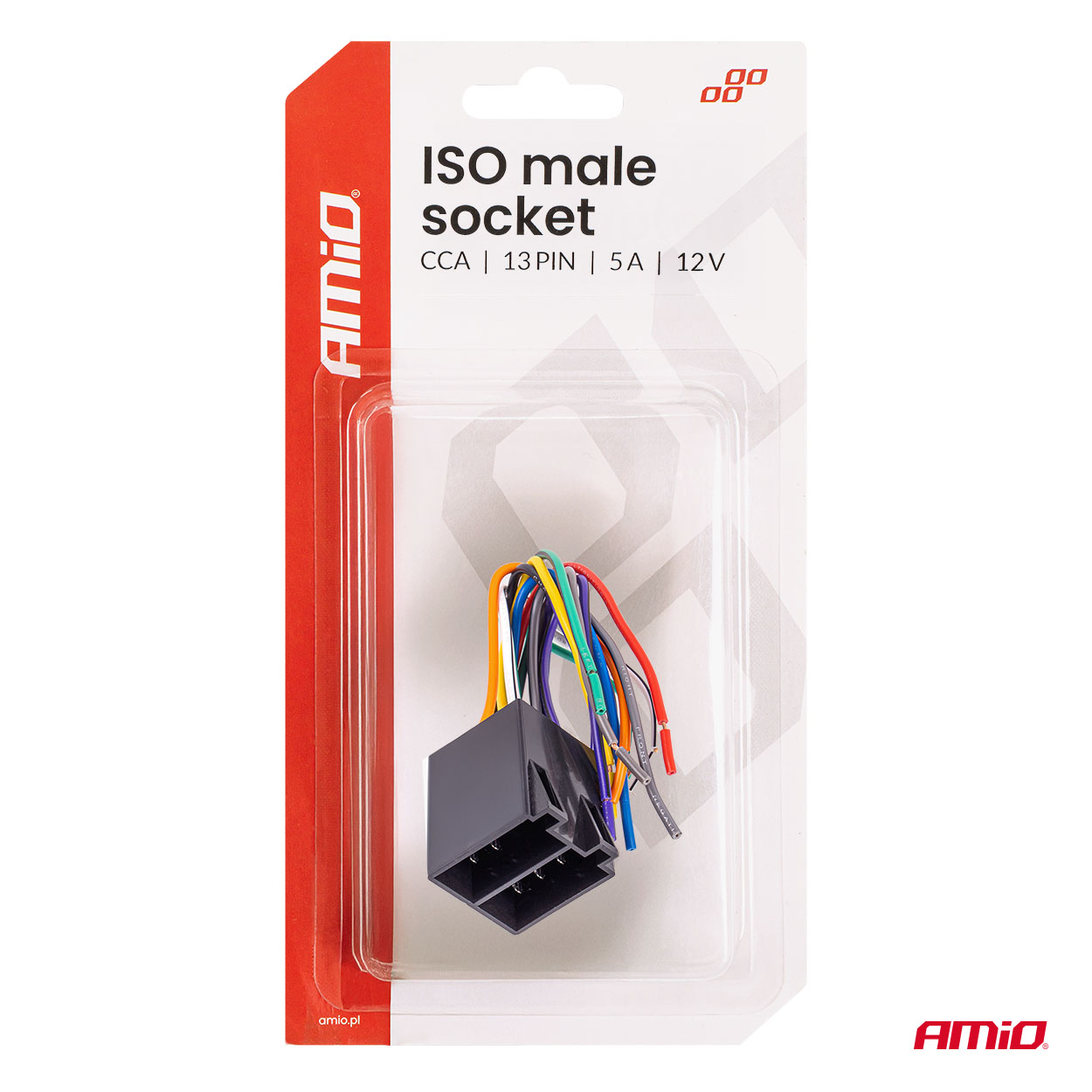 Zintegrowane złącze męskie ISO CCA 13PIN 5A 12 V — ujęcie 5