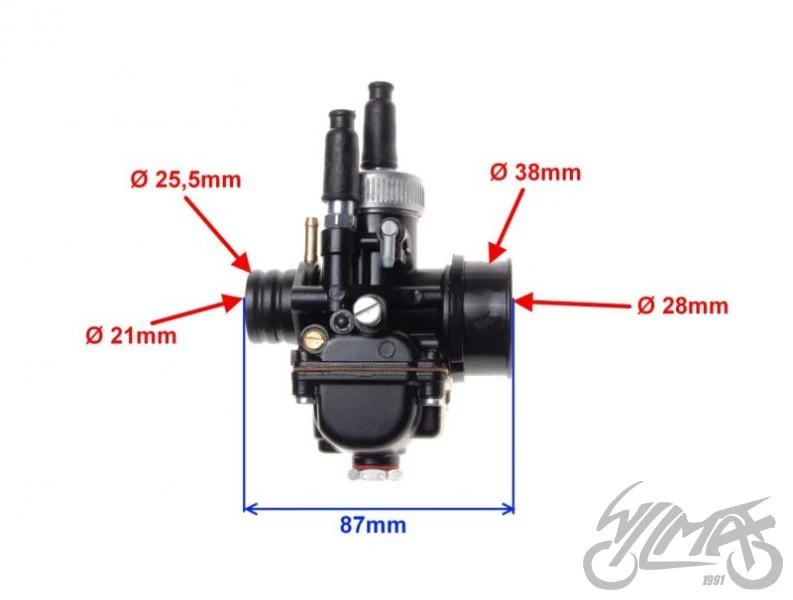 Gaźnik 21 mm zamiennik dla Dellorto typ PHBG — AY56553 — ujęcie 2
