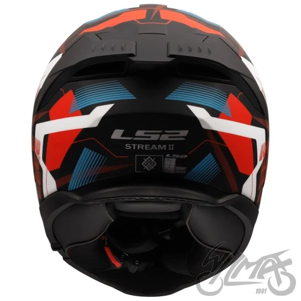 Kask LS2 FF808 Stream II Mika White Blue Red — rozmiar M — ujęcie 4