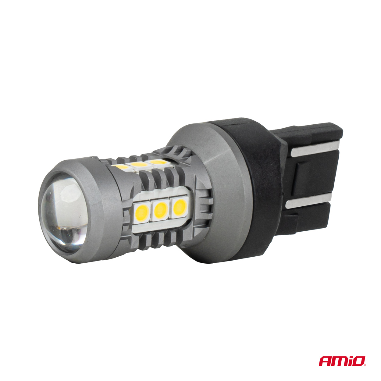 Żarówki LED STANDARD 7443 W21/5W 3030 15SMD białe 12 V 24 V — ujęcie 3