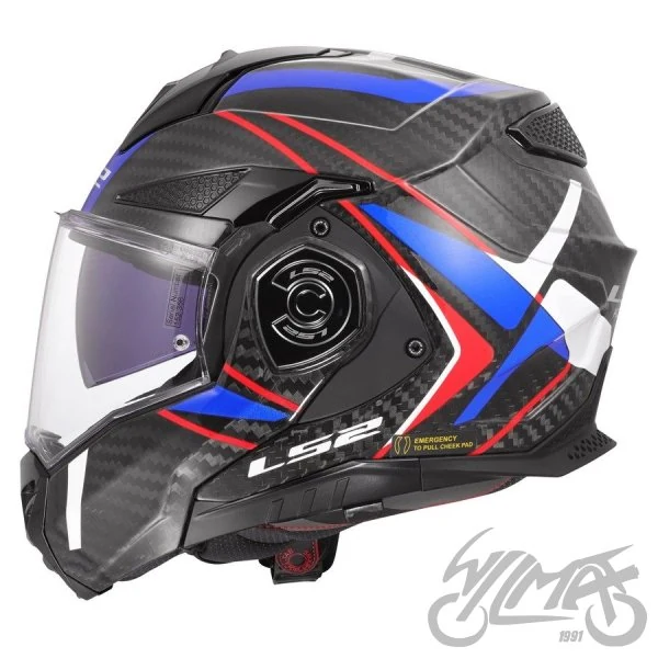Kask LS2 FF901 Advant X C Future II Wh.Bl. — rozmiar M — ujęcie 2