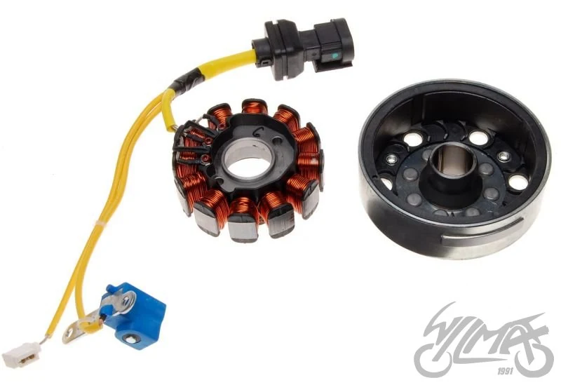 Stator iskrownik + koło magnesowe do Piaggio Fly 125 — ujęcie 4