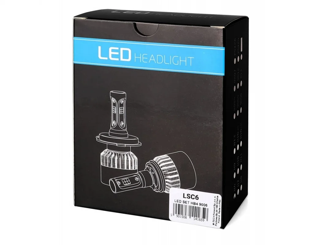 Żarówki M-TECH LED SET HB4 9006 6500K 80W — ujęcie 2