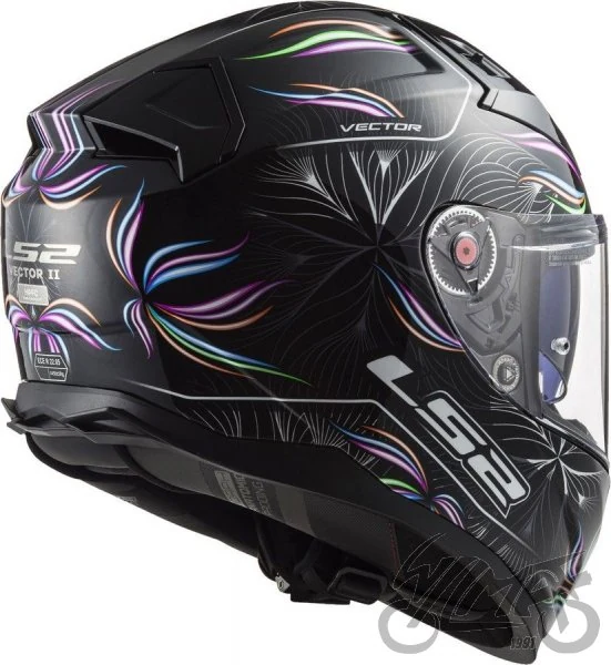 Kask LS2 FF811 Vector II Tropical Black Wh. — rozmiar M — ujęcie 5