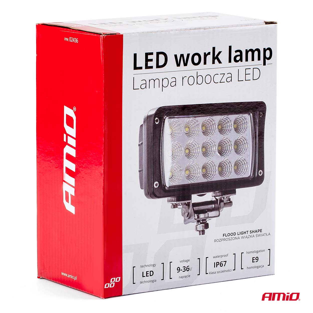 Lampa robocza LED szperacz AWL22 15LED 12 V 24 V — ujęcie 10