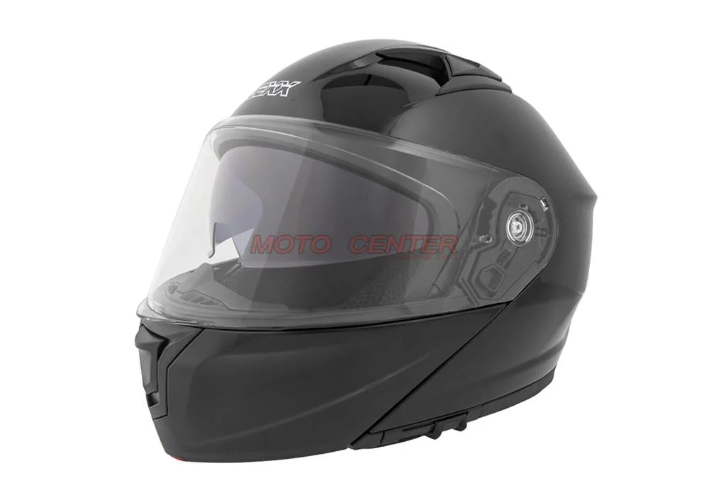 Kask motocyklowy szczękowy z blendą BLEXX YA-967 czarny M ECER22.06 — ujęcie 2