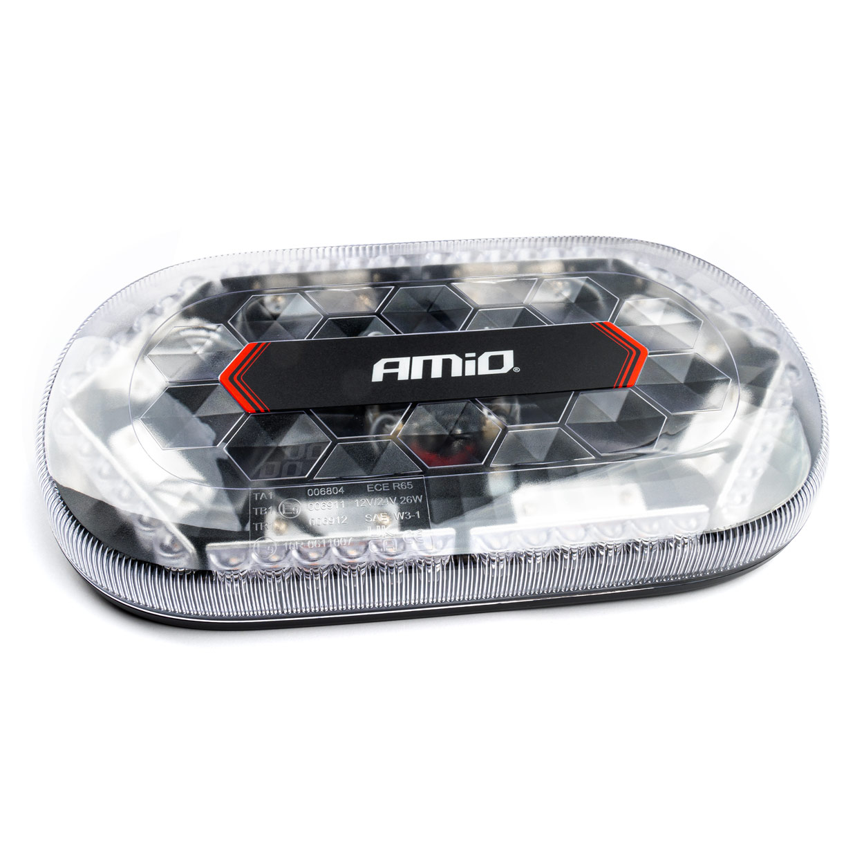 Belka ostrzegawcza LED 33 cm magnes homologacja R65 R10 12-24V — ujęcie 8