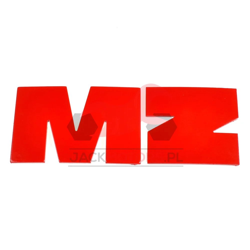 Emblemat zbiornika MZ ETZ 150 250 czerwony — ujęcie 1