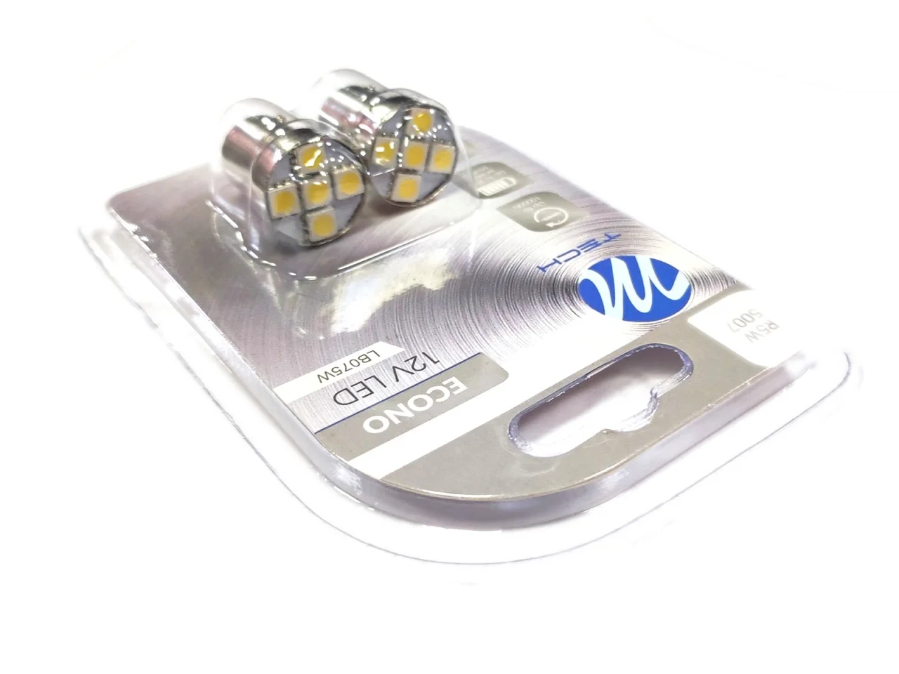 Żarówka BA15S 12V 5 LED SMD5050 biała (2szt.) — ujęcie 3