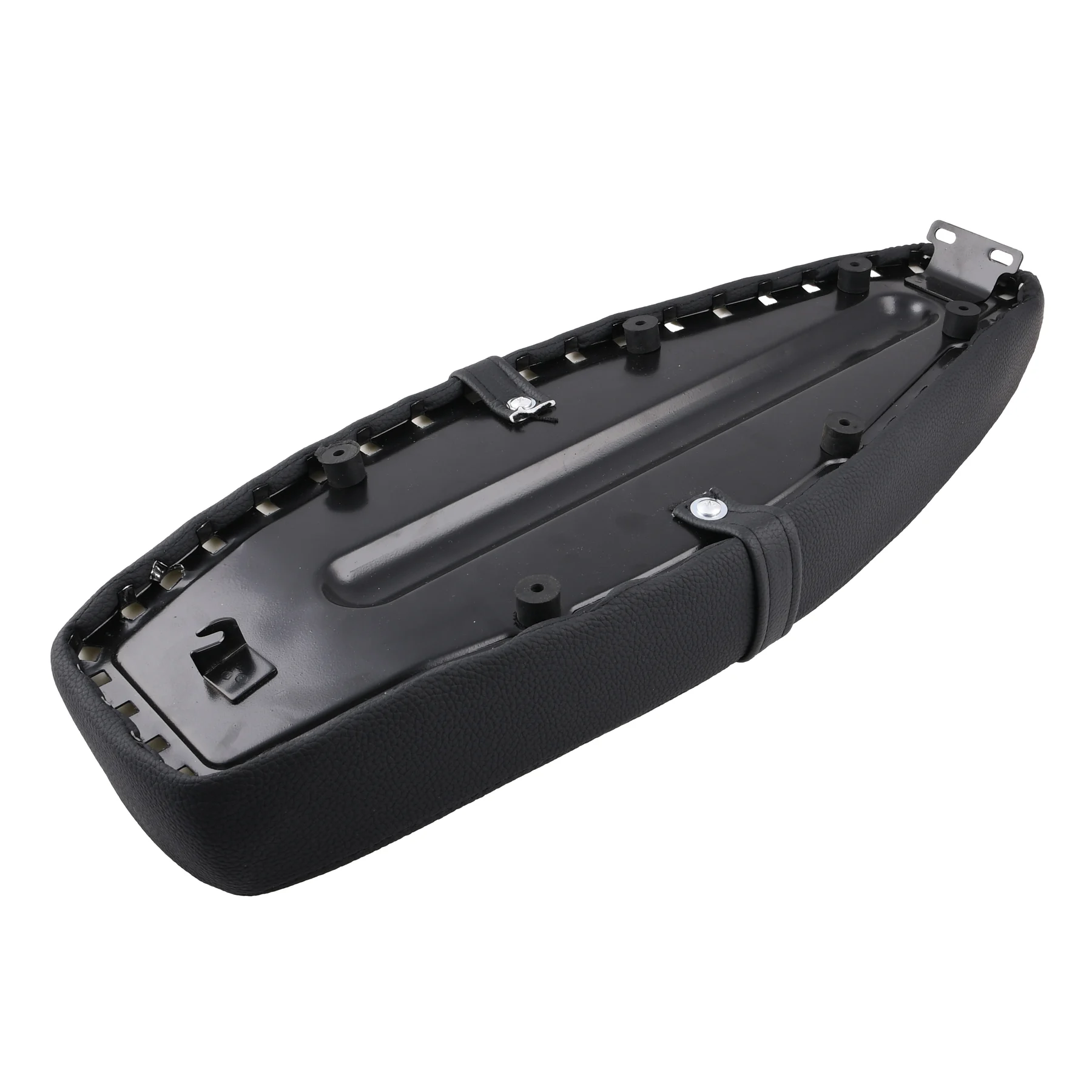 Siedzenie Simson S50 S51 S70 tuning pikowane honeycomb czarne + czarne szwy DPR Performance — ujęcie 5