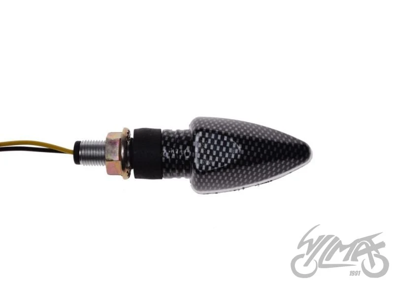 Kierunkowskaz LED 12 V 1 W, lewy tył, carbon — AM1325L — ujęcie 2