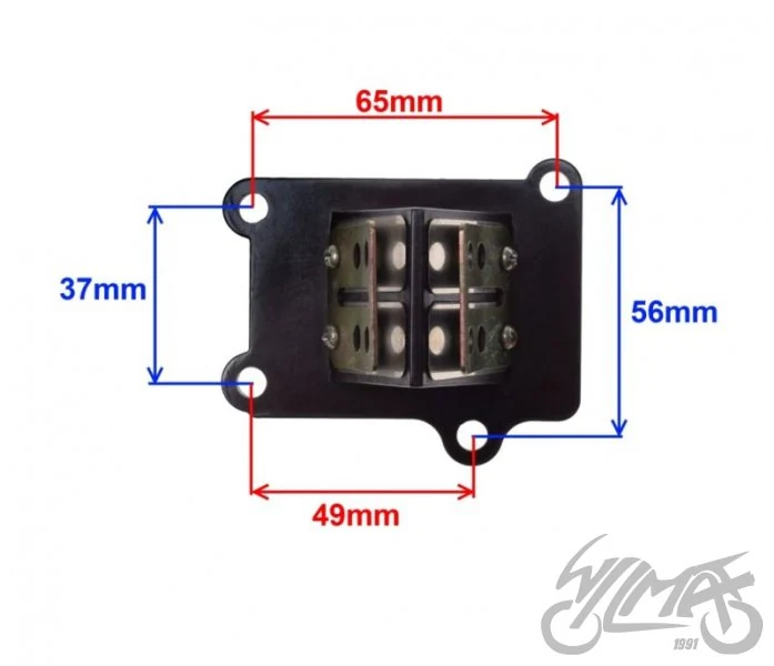 Zawór membranowy Yamaha / PGO — wysokość 39 mm, Chiny — ujęcie 2