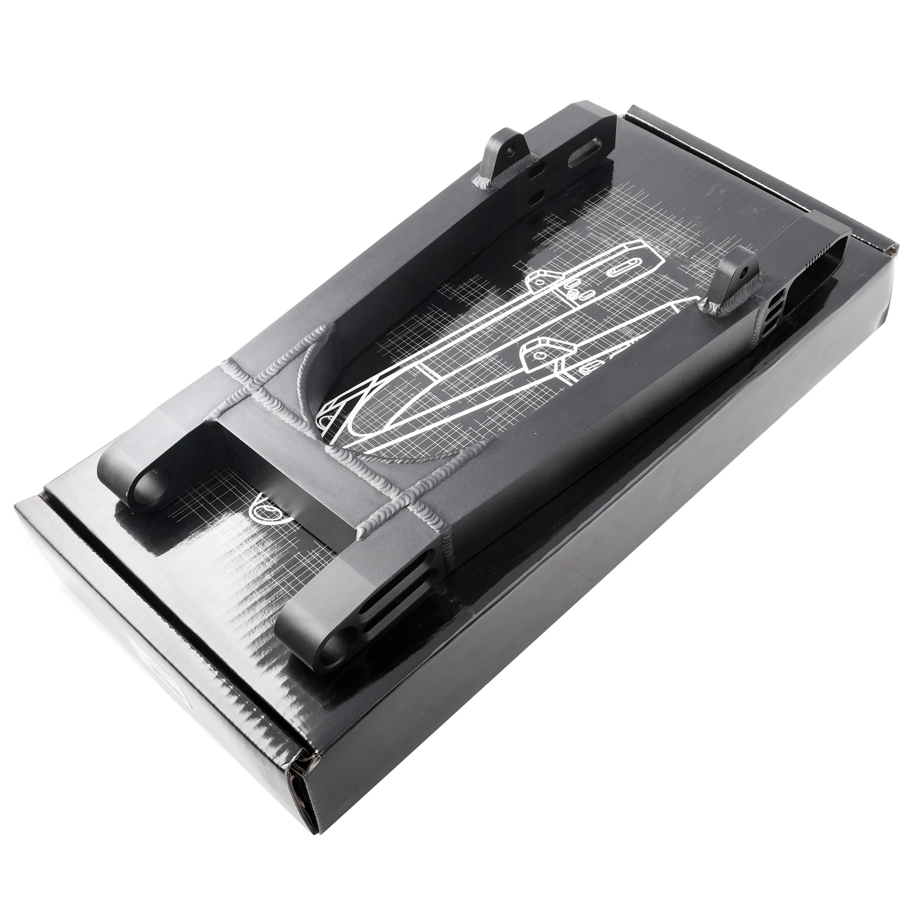 Wahacz Simson S51 aluminium CNC czarny mat kpl. DPR Performance — ujęcie 2