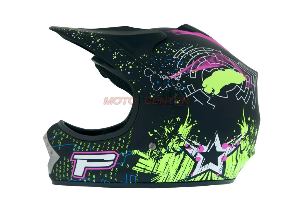 Kask crossowy MPX Dziecięcy WL-801A Junior Power mat M — ujęcie 2