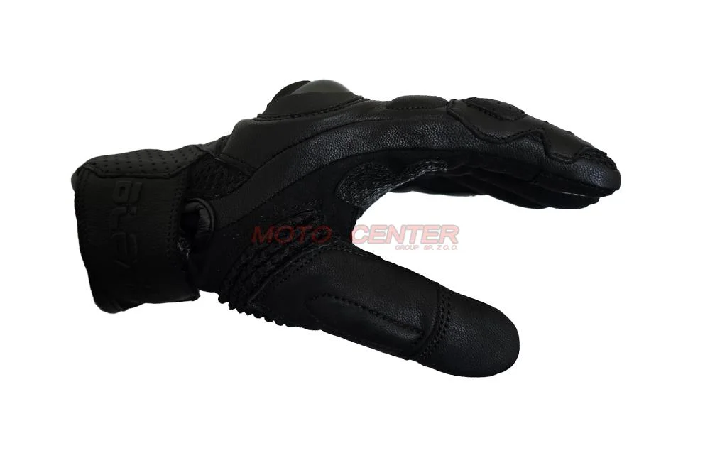 Rękawice tekstylno-skórzane krótkie BLEXX EG-2525 czarne M — ujęcie 3