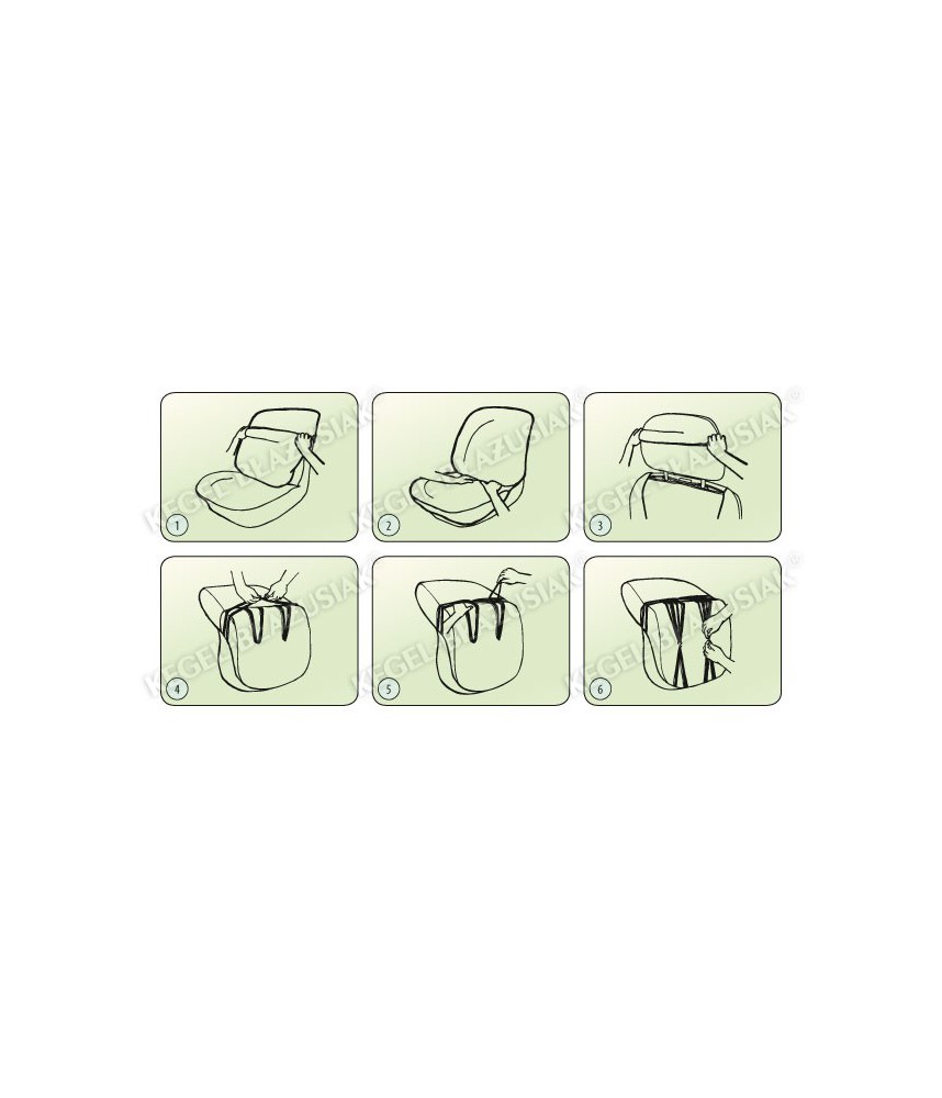 Pokrowiec ochronny na fotel XL / przód / 2SZ KEGEL-BŁAŻUSIAK 5-1230-233-4020 — ujęcie 2