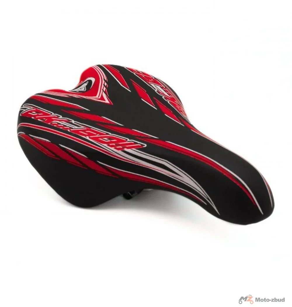 Siodło row. selle Monte Grappa Junior ok-go 995 ro (200 × 145 mm/292gr.) czarno-czerwone