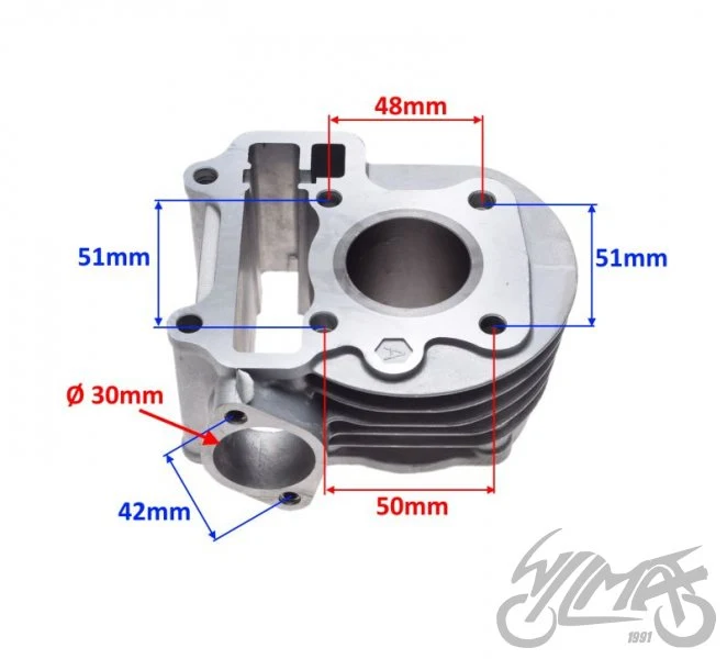 Cylinder do Hondy 4T Dio Vision 50 37,80 — ujęcie 2