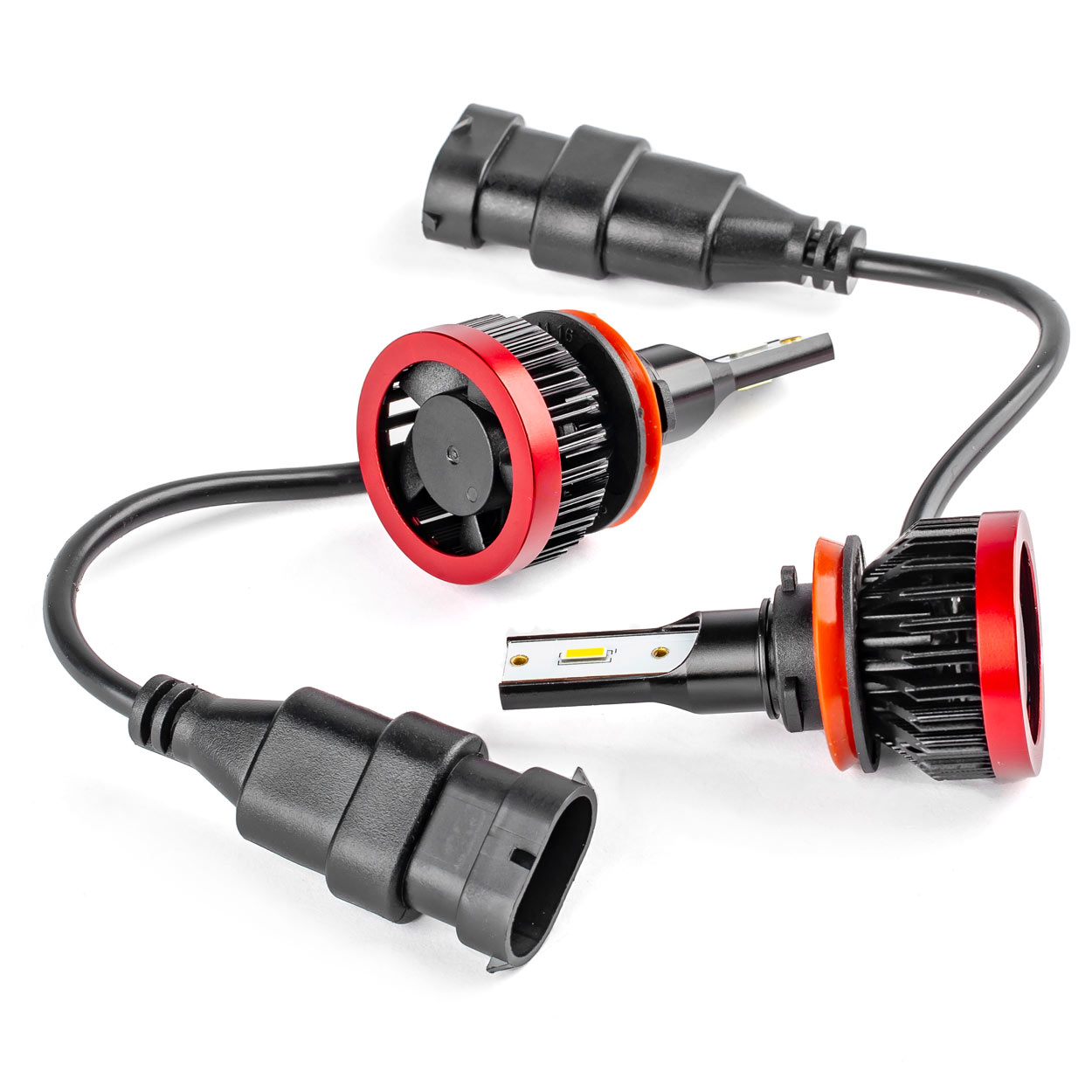 Żarówki samochodowe LED seria BF H8 H9 H11 H16 6000K Canbus — ujęcie 10
