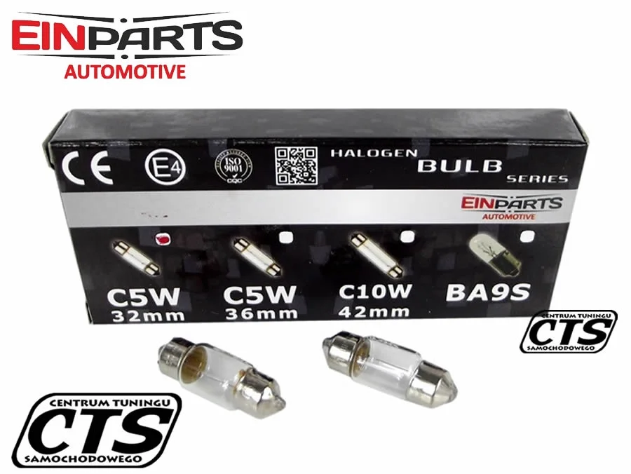 Żarówka rurkowa SV8.5 12V 11x32mm 5W EINPARTS (10szt.) — ujęcie 2